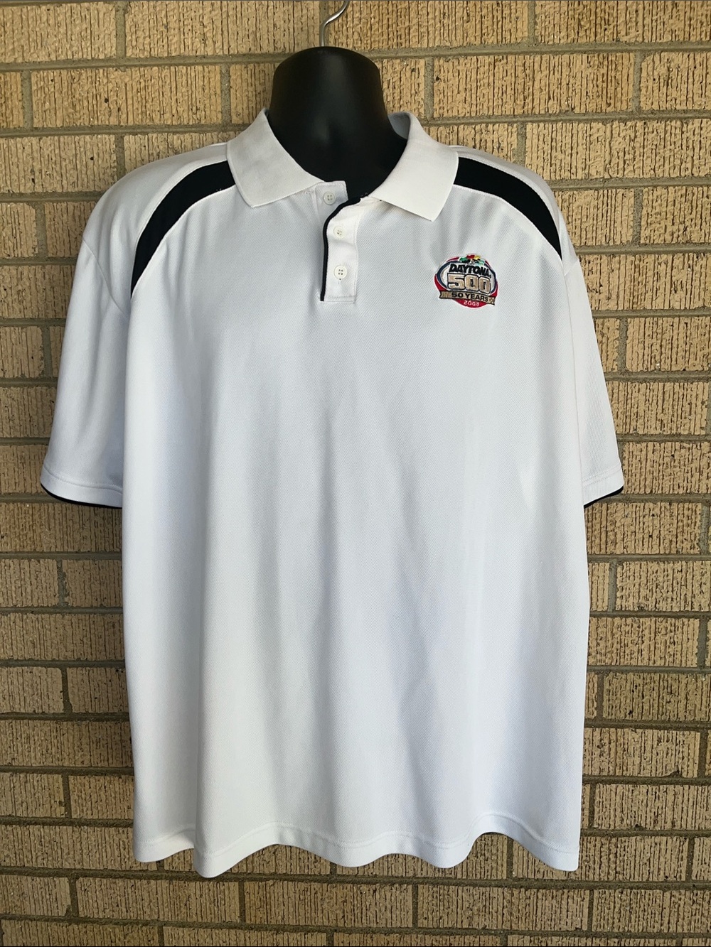 2008 NASCAR Daytona 500 Polo Shirt 50 YEARS XL Winners Circle Car Racing